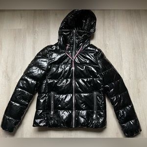 Tommy Hifiger High Shiny Puffer Coat